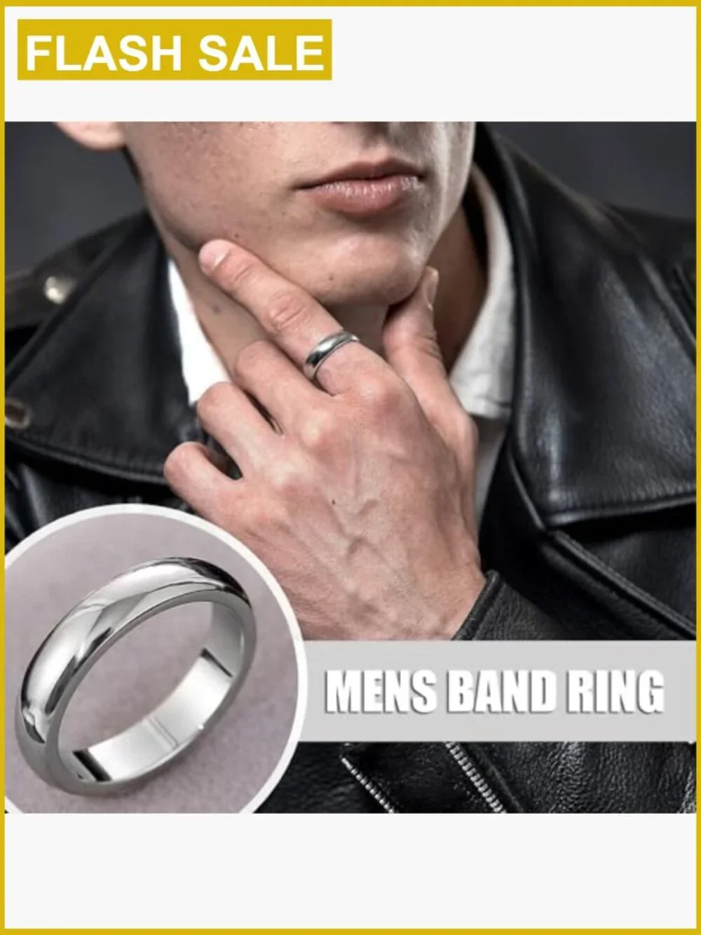 12 Pcs Stainless Steel Fidget Spinning Ring Set Anxiety Relief Wedding Band
